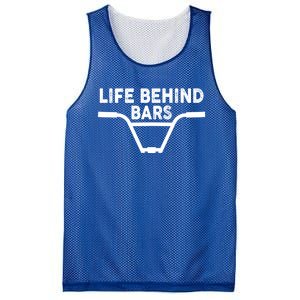 Funny Life Behind Bars Gift For Bmx Mtb Cyclist Gift Mesh Reversible Basketball Jersey Tank