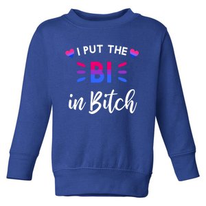 Funny Lgbt Bi Pride Bisexual Gift Toddler Sweatshirt