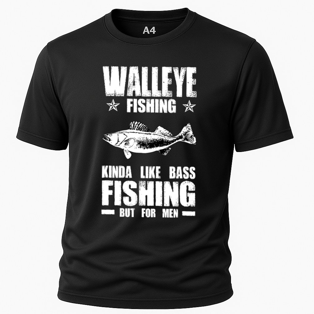 Funny Like Bass Fishing But For  Walleye Fishing Performance Shirt