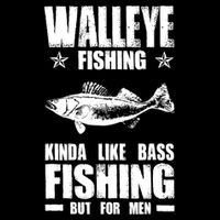 Funny Like Bass Fishing But For  Walleye Fishing Bucket Hat
