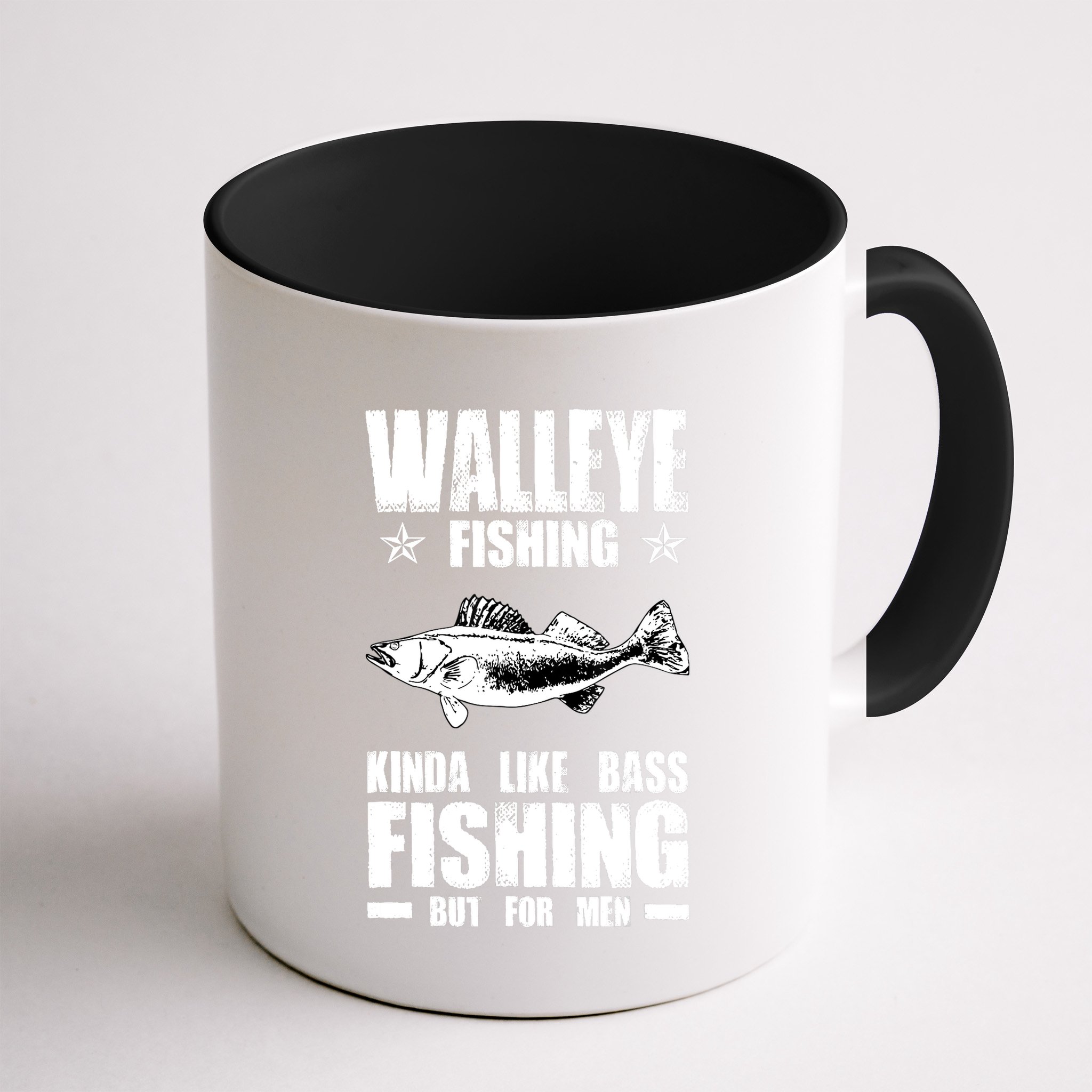 Funny Like Bass Fishing But For  Walleye Fishing Mug