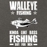 Funny Like Bass Fishing But For  Walleye Fishing Cotton Canvas Backpack