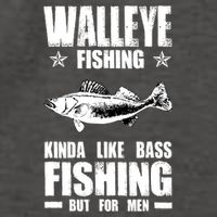 Funny Like Bass Fishing But For  Walleye Fishing Vector Backpack