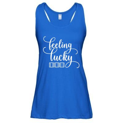 Feeling Lucky Bunco / Bunko Gift Ladies Essential Flowy Tank