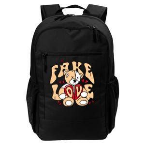 Fake Love Bear Swag Team Matching Sneaker Trending Gift Idea Daily Commute Backpack