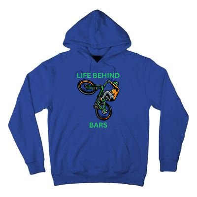 Funny Life Behind Bars Bicycle Trick Gift Tall Hoodie