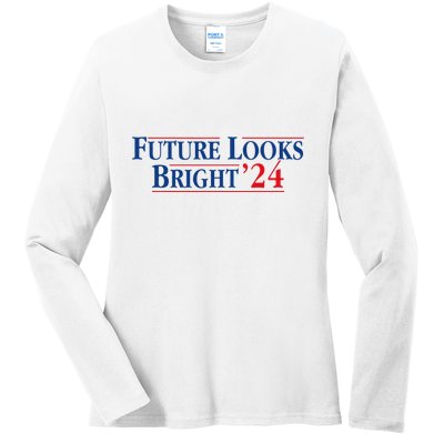 Future Looks Bright 24 Ladies Long Sleeve Shirt