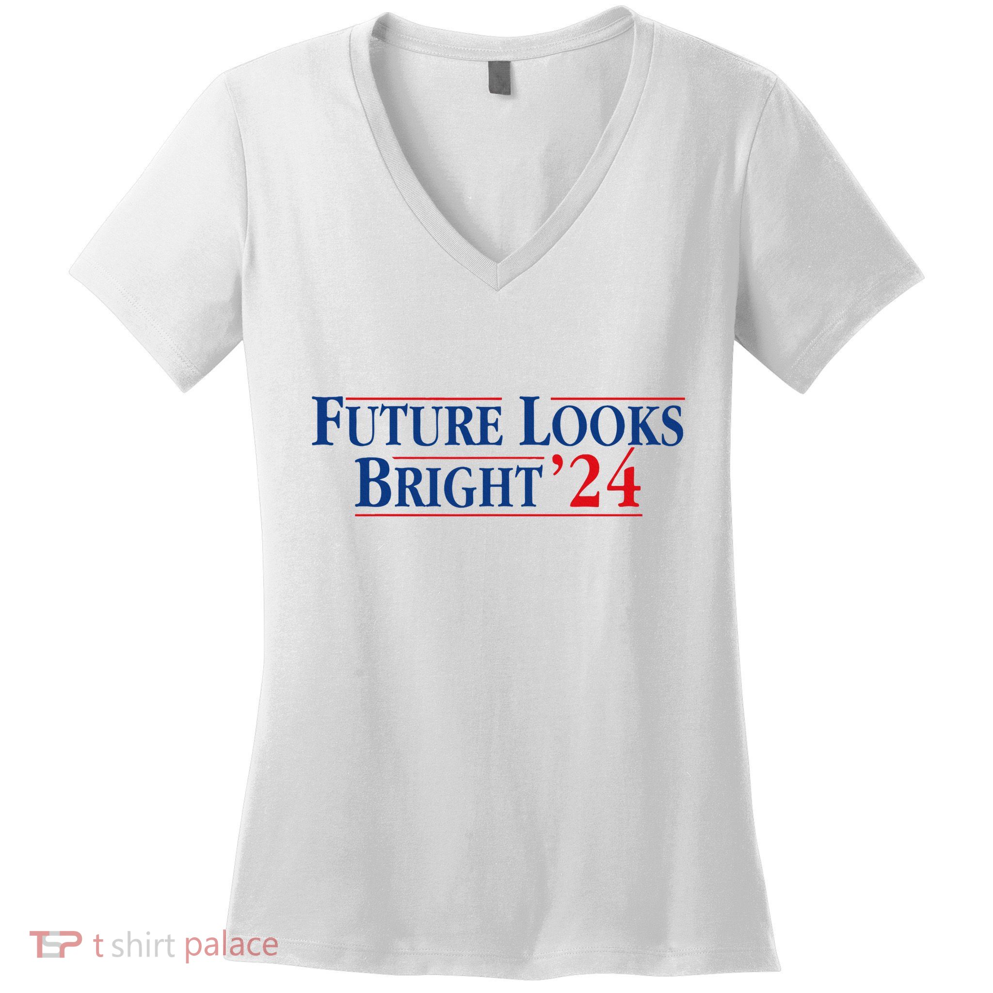 Future Looks Bright 24 Women's V-Neck T-Shirt
