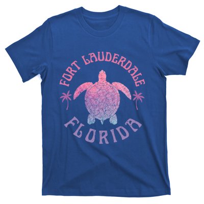 Fort Lauderdale Beach Florida Sea Turtle Summer Vacation Gift T-Shirt