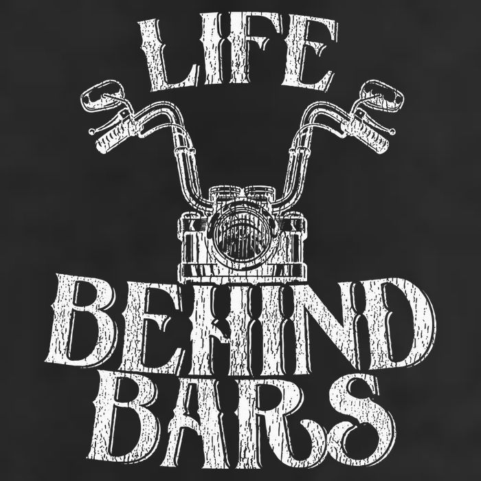 Funny Life Behind Bars Distressed Motorcycle Cool Comfort Performance Bucket Hat