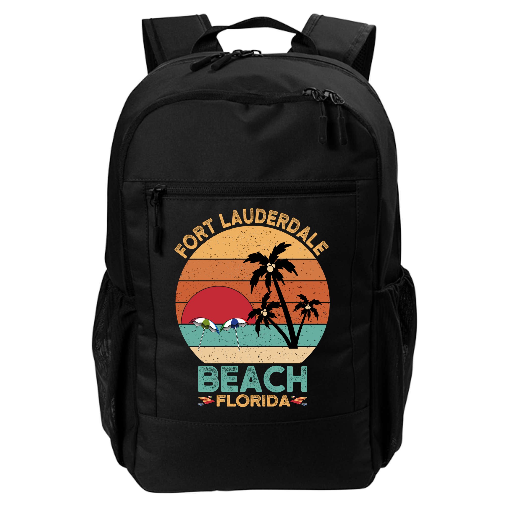 Fort Lauderdale Beach Florida Sunset Backpack