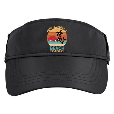 Fort Lauderdale Beach Florida Sunset Adult Drive Performance Visor