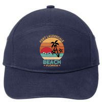 Fort Lauderdale Beach Florida Sunset 7-Panel Snapback Hat