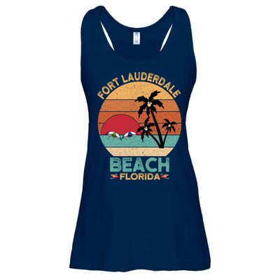 Fort Lauderdale Beach Florida Sunset Ladies Essential Flowy Tank