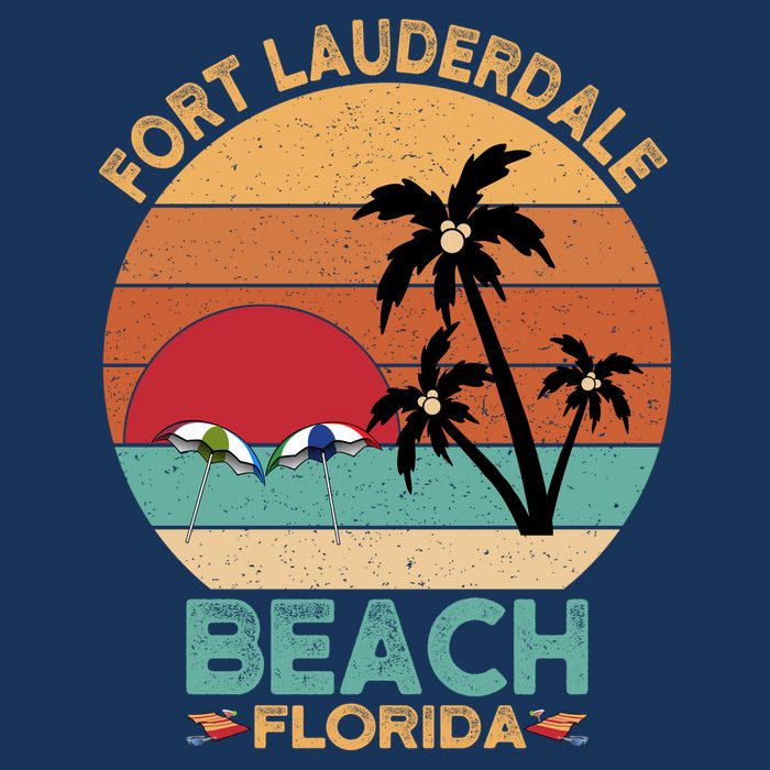 Fort Lauderdale Beach Florida Sunset 16 in Basic Backpack