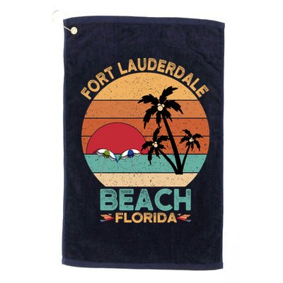 Fort Lauderdale Beach Florida Sunset Golf Towel