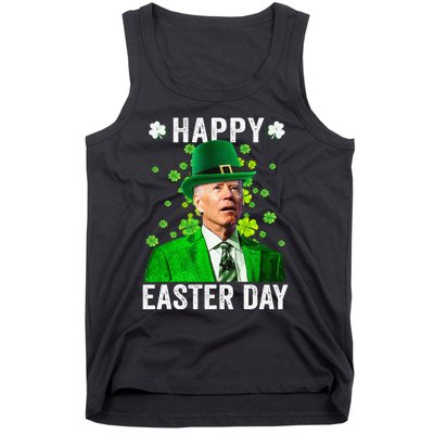 Funny Leprechaun Biden Happy Easter Day For St Patrick's Day  Tank Top