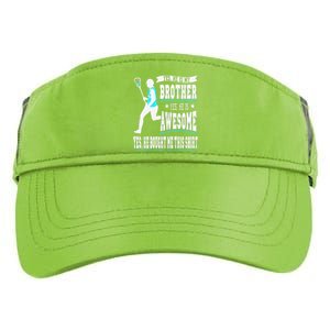 Funny Lacrosse Brother Game Day Goalie Field Lacrosse Player Adult Drive Performance Visor