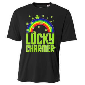 funny Lucky Charmer shamrock charm St patricks day irish Cooling Performance Crew T-Shirt