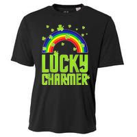 funny Lucky Charmer shamrock charm St patricks day irish Cooling Performance Crew T-Shirt