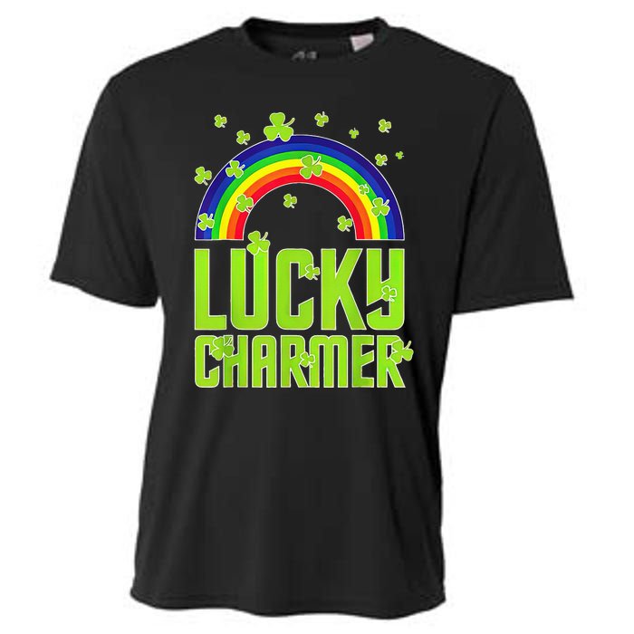 funny Lucky Charmer shamrock charm St patricks day irish Cooling Performance Crew T-Shirt