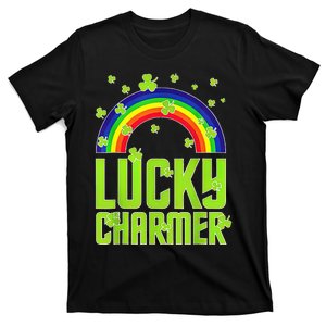 funny Lucky Charmer shamrock charm St patricks day irish T-Shirt