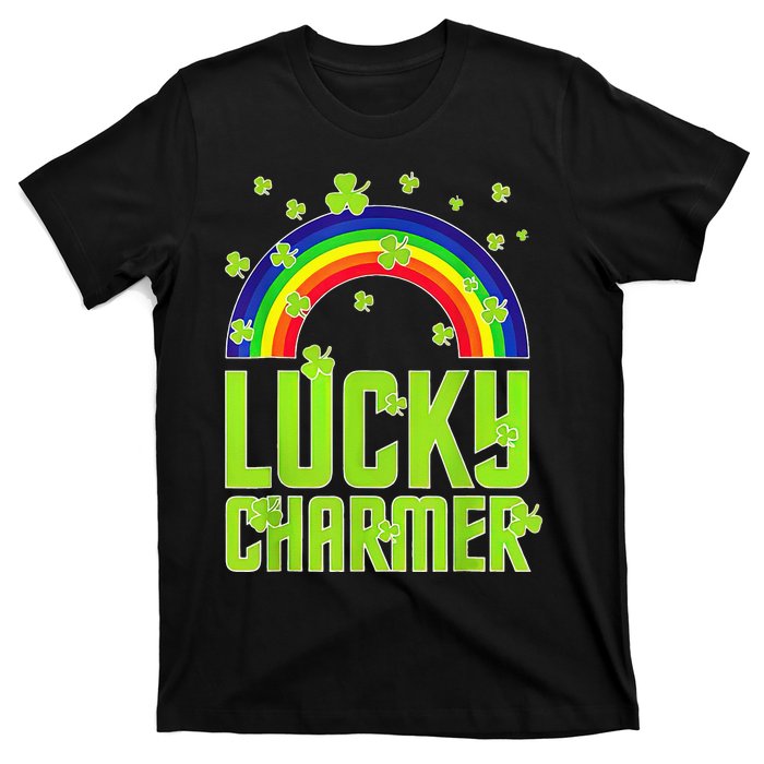 funny Lucky Charmer shamrock charm St patricks day irish T-Shirt