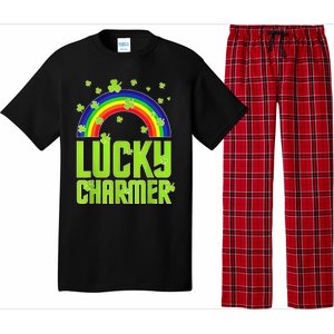 funny Lucky Charmer shamrock charm St patricks day irish Pajama Set