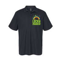 funny Lucky Charmer shamrock charm St patricks day irish Softstyle Adult Sport Polo