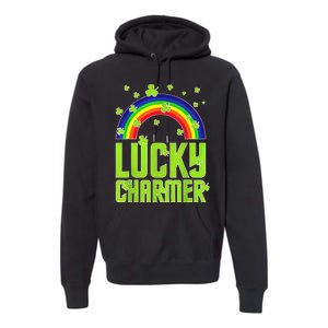 funny Lucky Charmer shamrock charm St patricks day irish Premium Hoodie