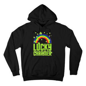 funny Lucky Charmer shamrock charm St patricks day irish Tall Hoodie