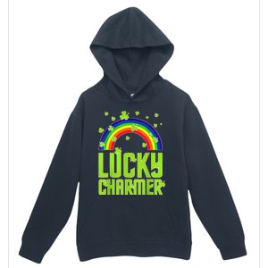 funny Lucky Charmer shamrock charm St patricks day irish Urban Pullover Hoodie