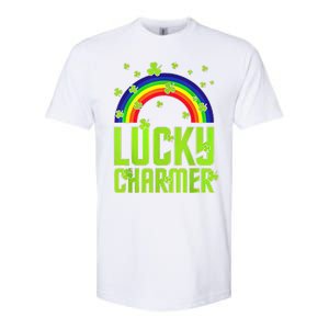 funny Lucky Charmer shamrock charm St patricks day irish Softstyle CVC T-Shirt