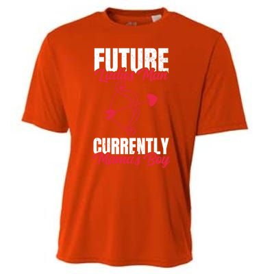 Future Ladies Currently Mama's For Valentines Day Funny Gift Cooling Performance Crew T-Shirt