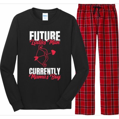 Future Ladies Currently Mama's For Valentines Day Funny Gift Long Sleeve Pajama Set