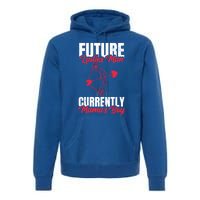 Future Ladies Currently Mama's For Valentines Day Funny Gift Premium Hoodie