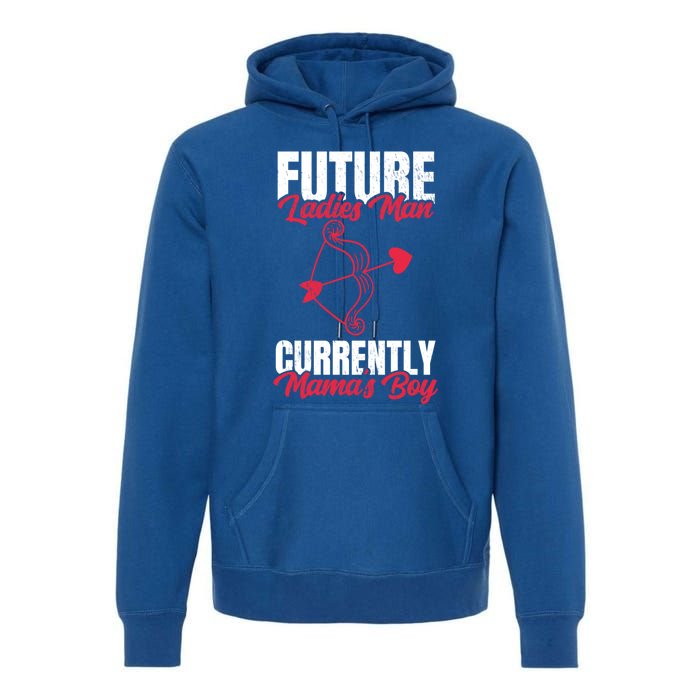 Future Ladies Currently Mama's For Valentines Day Funny Gift Premium Hoodie