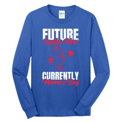 Future Ladies Currently Mama's For Valentines Day Funny Gift Tall Long Sleeve T-Shirt