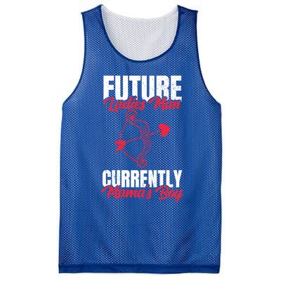 Future Ladies Currently Mama's For Valentines Day Funny Gift Mesh Reversible Basketball Jersey Tank