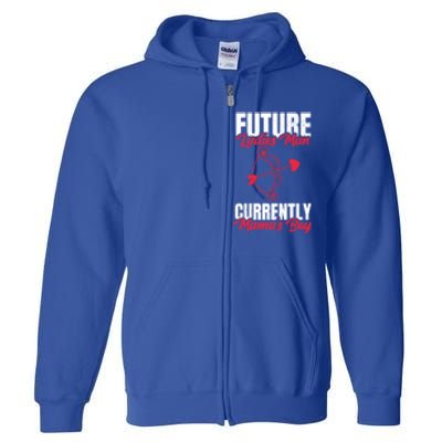 Future Ladies Currently Mama's For Valentines Day Funny Gift Full Zip Hoodie