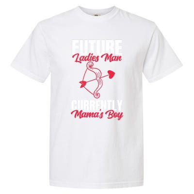 Future Ladies Currently Mama's For Valentines Day Funny Gift Garment-Dyed Heavyweight T-Shirt