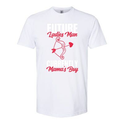 Future Ladies Currently Mama's For Valentines Day Funny Gift Softstyle CVC T-Shirt