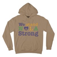 Funny Louisiana Culture T Vintag We Stand Nola Strong Appare Hoodie