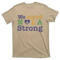 Funny Louisiana Culture T Vintag We Stand Nola Strong Appare T-Shirt