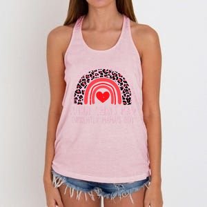 Future Ladies Current Mamas For Valentines Day Cute Gift Women's Knotted Racerback Tank