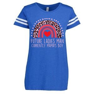 Future Ladies Current Mamas For Valentines Day Cute Gift Enza Ladies Jersey Football T-Shirt