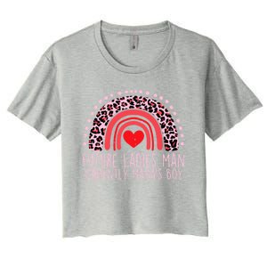 Future Ladies Current Mamas For Valentines Day Cute Gift Women's Crop Top Tee