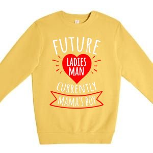 Future Ladies Current Mamas For Valentines Day Cute Gift Premium Crewneck Sweatshirt