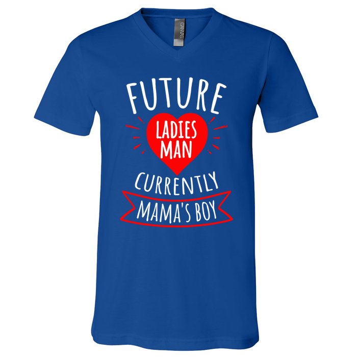 Future Ladies Current Mamas For Valentines Day Cute Gift V-Neck T-Shirt