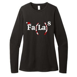 Fa La Christmas Math Teacher Holiday Season Womens CVC Long Sleeve Shirt